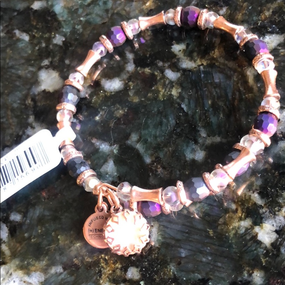 ALEX AND ANI Riches Wrap Rose Gold bangle bracelet